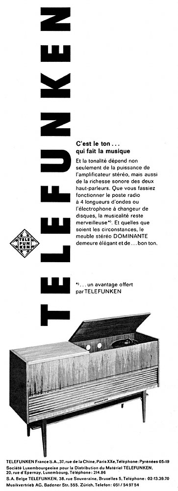 Marque Telefunken 1964