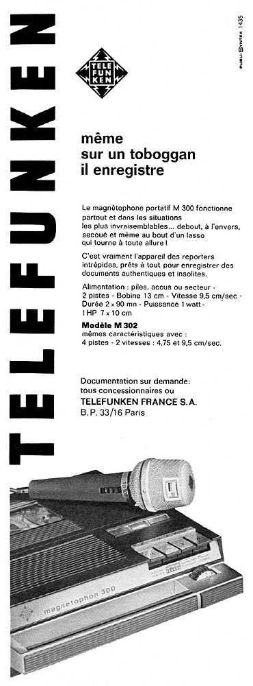 Marque Telefunken 1967