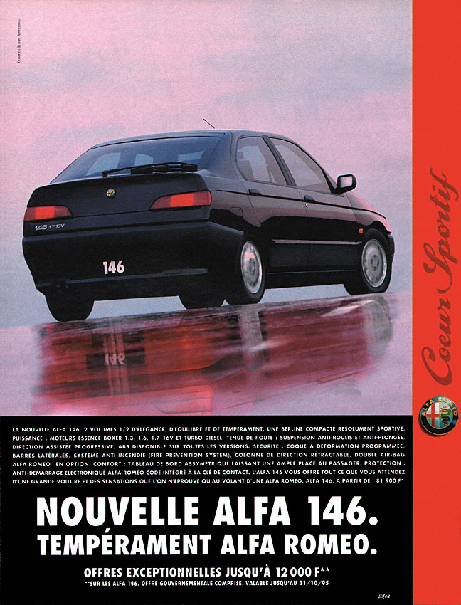 Marque Alfa Romeo 1995