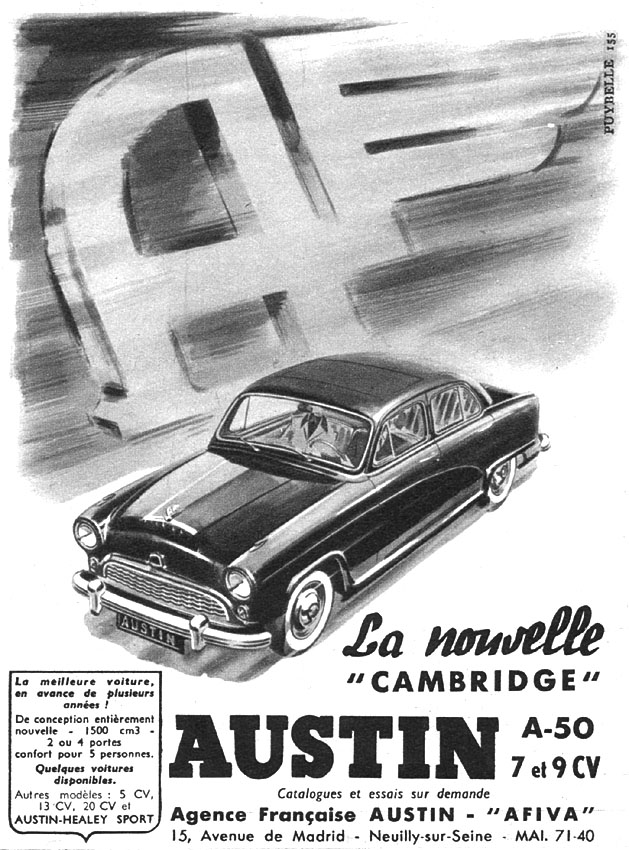 Marque Austin 1954
