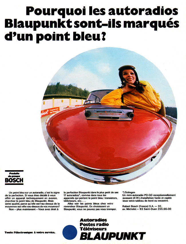 Publicit� Blaupunkt 1969