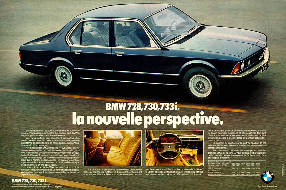 Publicit� Bmw 1978