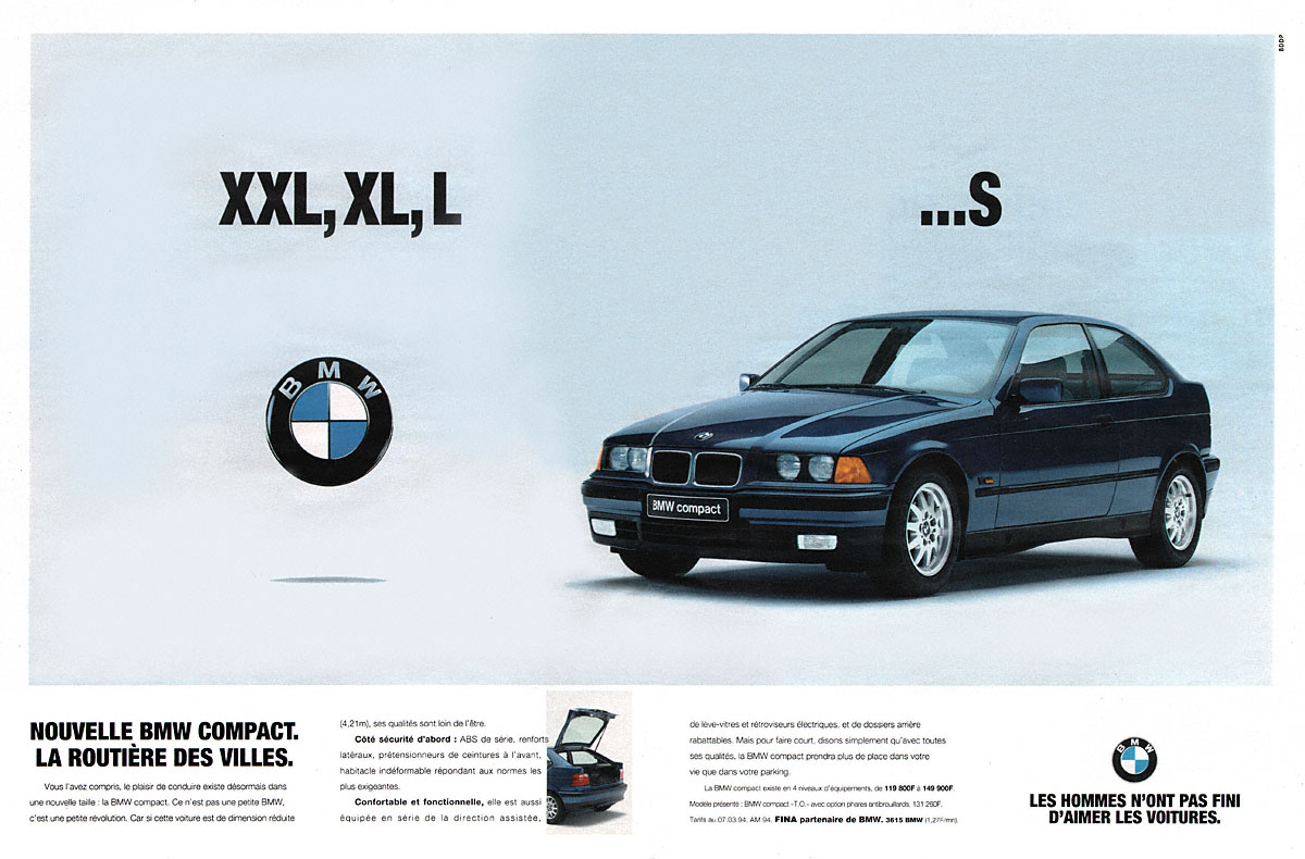 Publicit� Bmw 1994