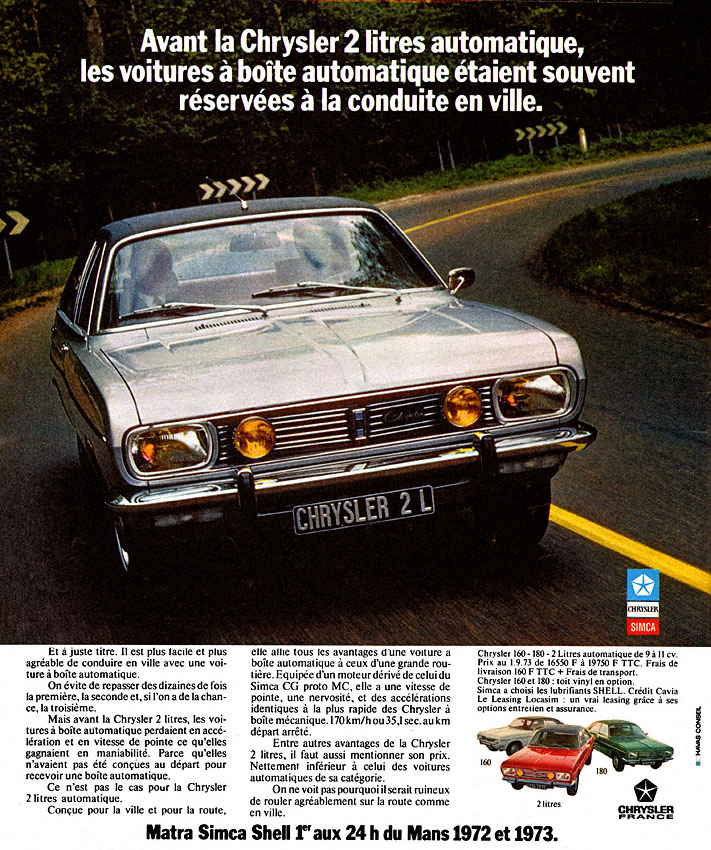 Marque Chrysler 1973