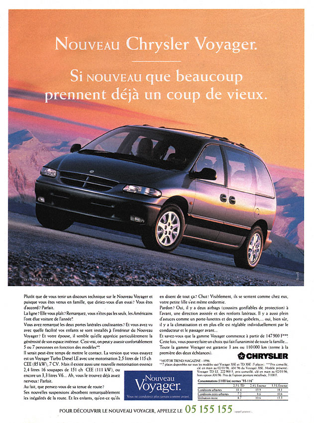 Marque Chrysler 1996