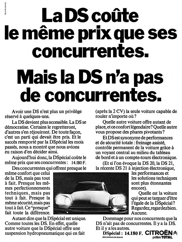 Marque Citro�n 1970