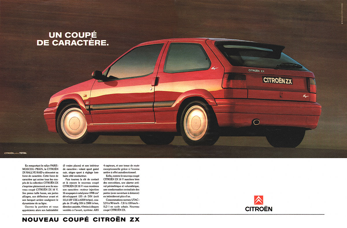 Publicit� Citro�n 1992