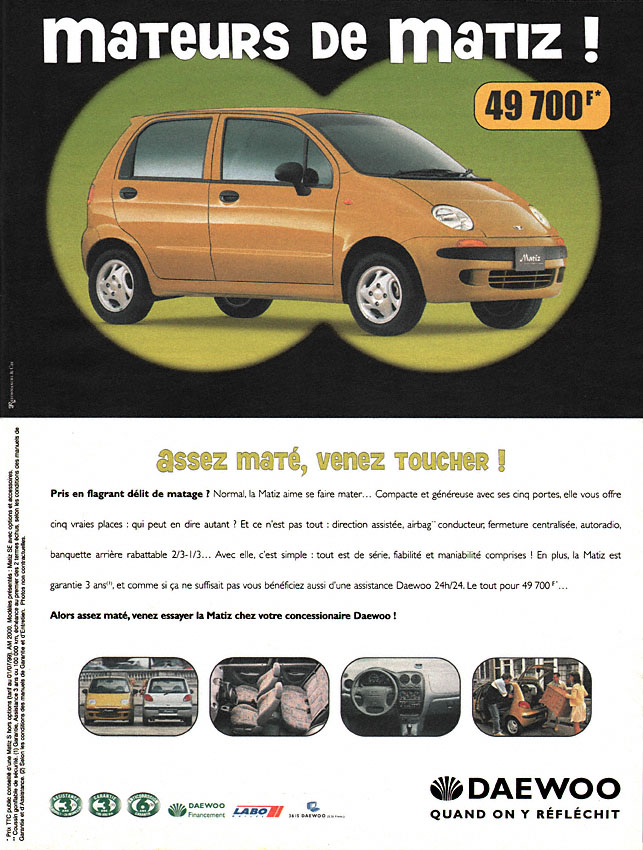Marque Daewoo 1999
