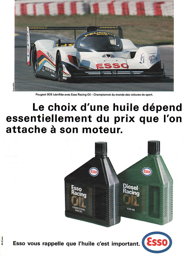 Publicit� Esso 1991