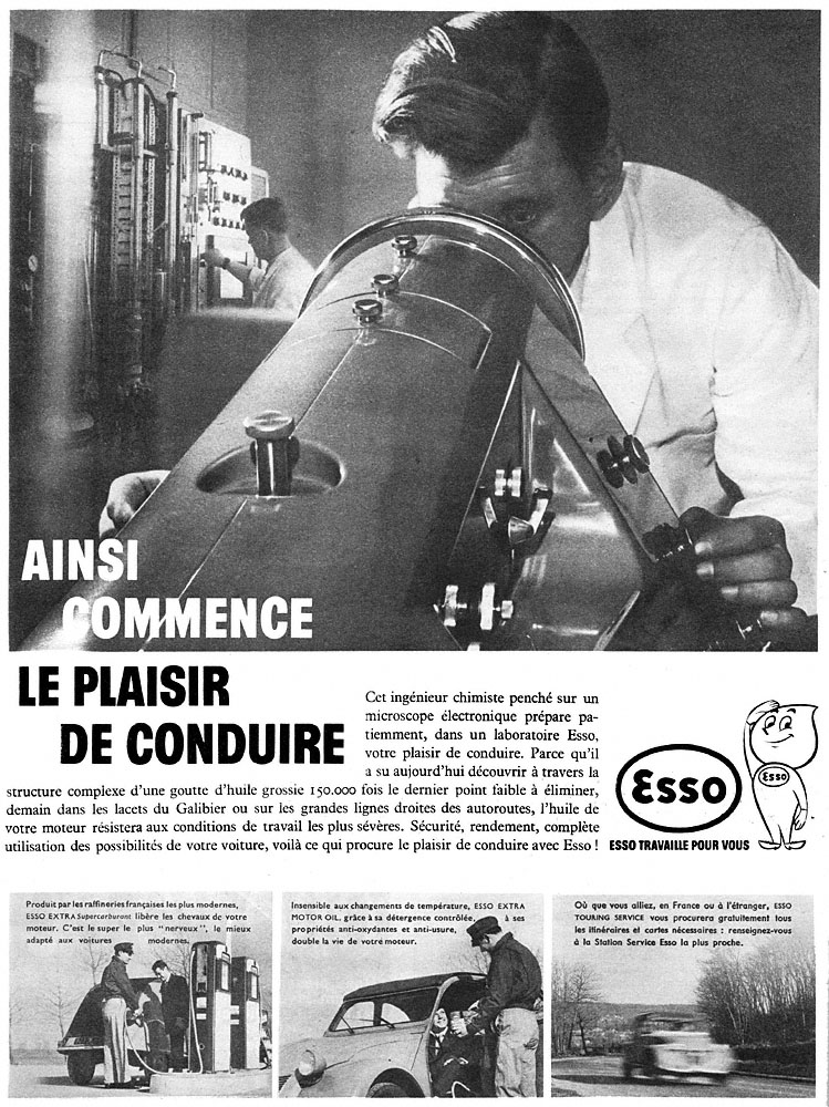 Publicit� Esso 1959