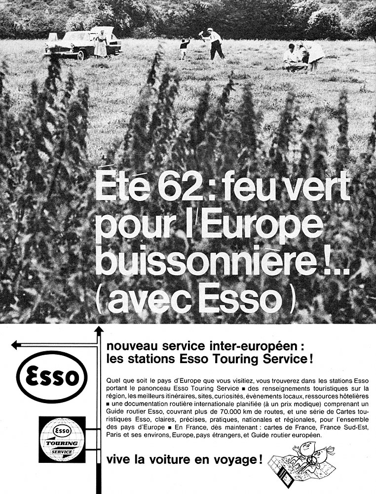 Publicit� Esso 1962