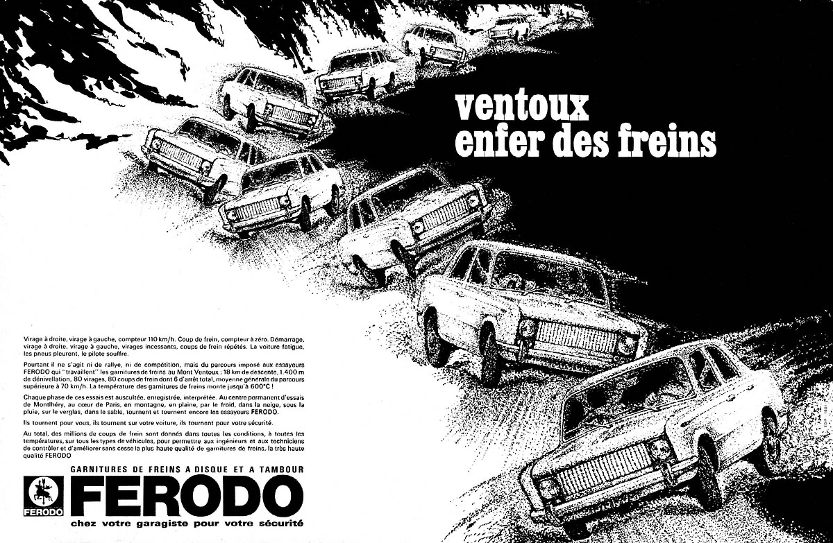 Publicit� Ferodo 1968