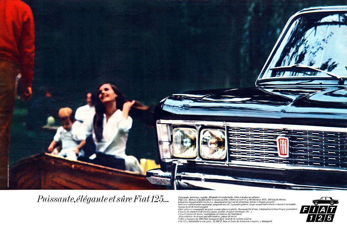 Publicit� Fiat 1968