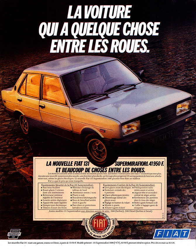 Marque Fiat 1981
