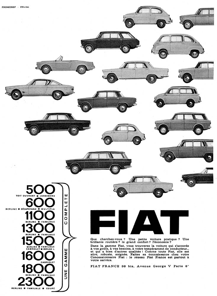 Marque Fiat 1963