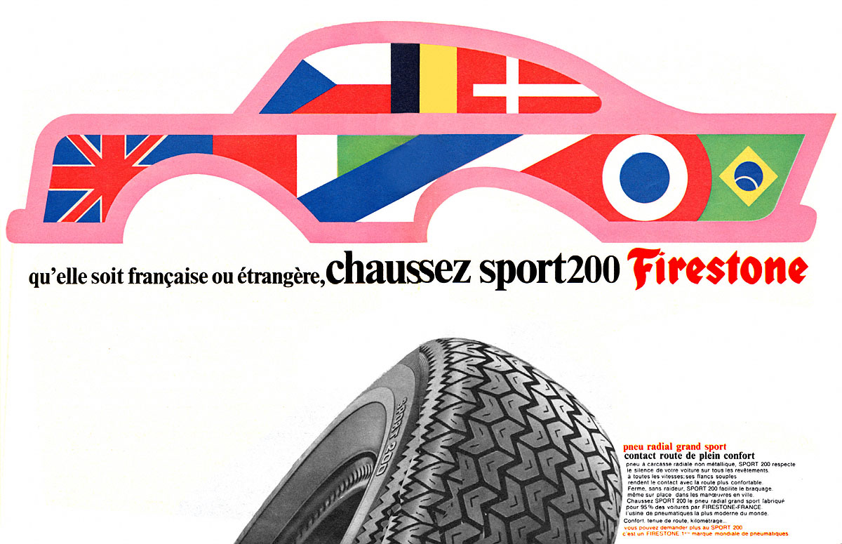 Publicit� Firestone 1967