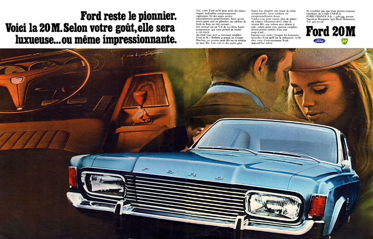 Publicit� Ford 1968