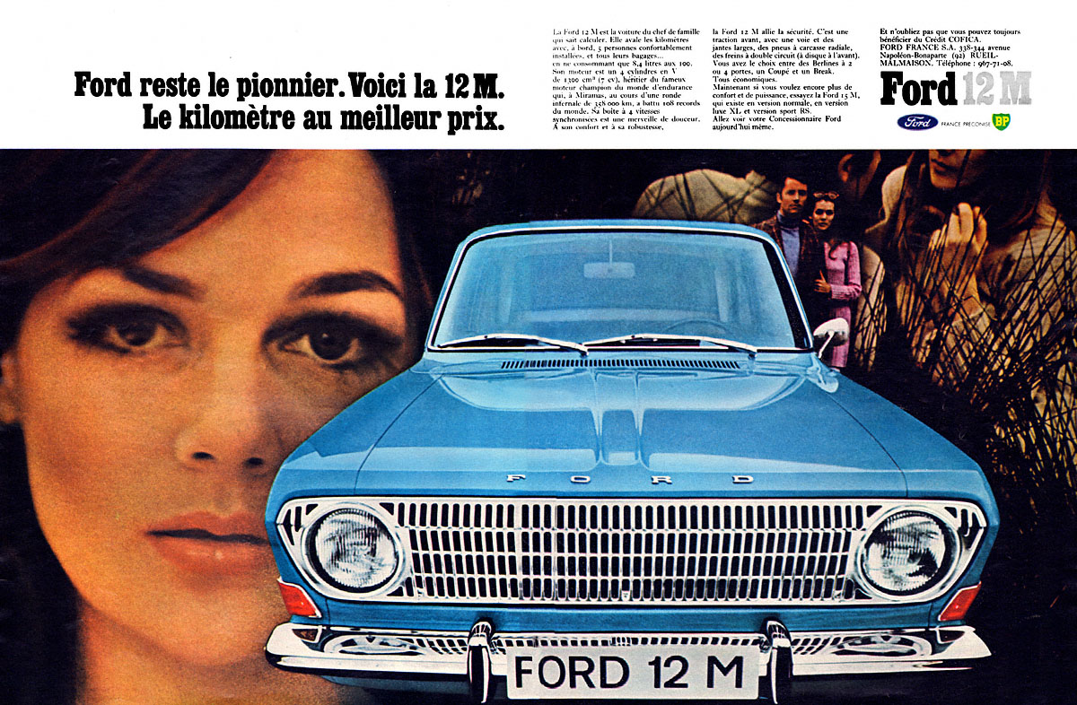 Publicit� Ford 1968