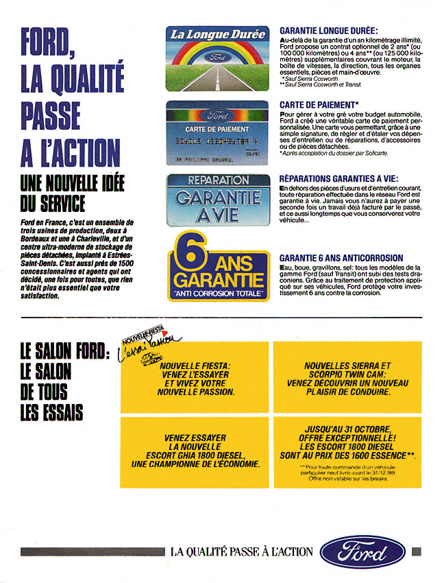 Marque Ford 1989