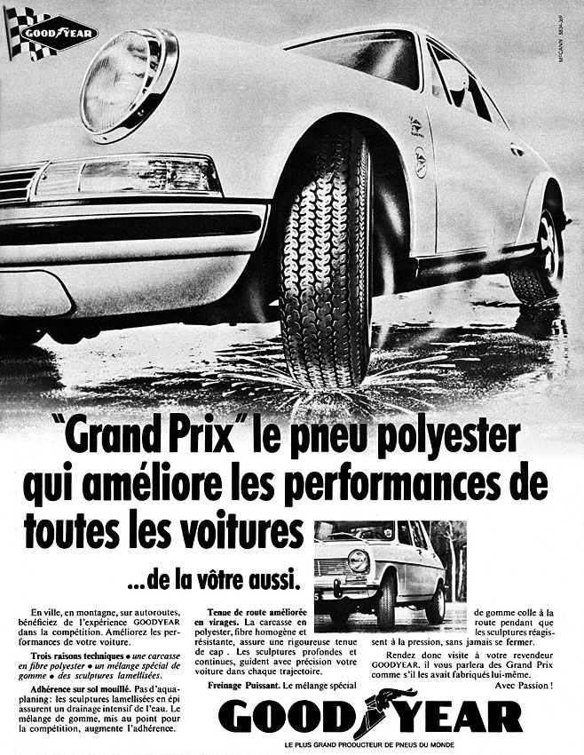 Publicit� Good Year 1969