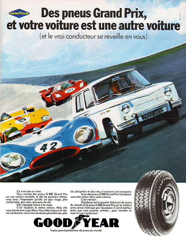 Publicit� Good Year 1970