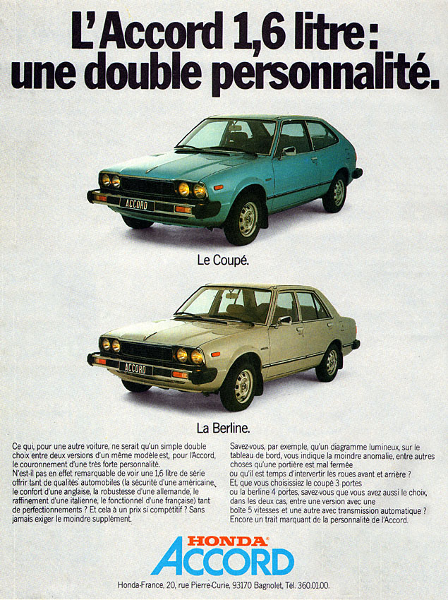 Marque Honda 1978
