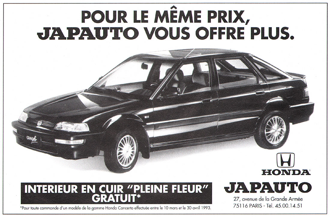 Marque Honda 1993