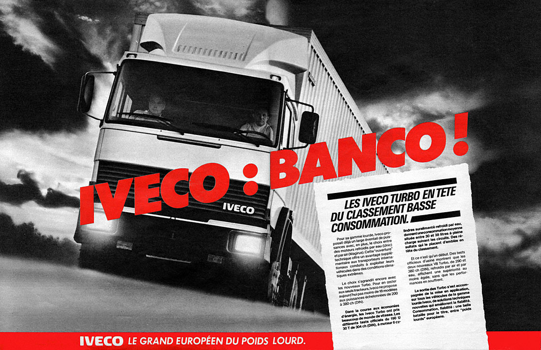 Publicit� Iveco 1981