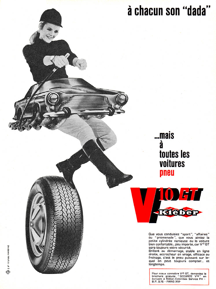 Publicit� Kl�ber-Colombes 1968