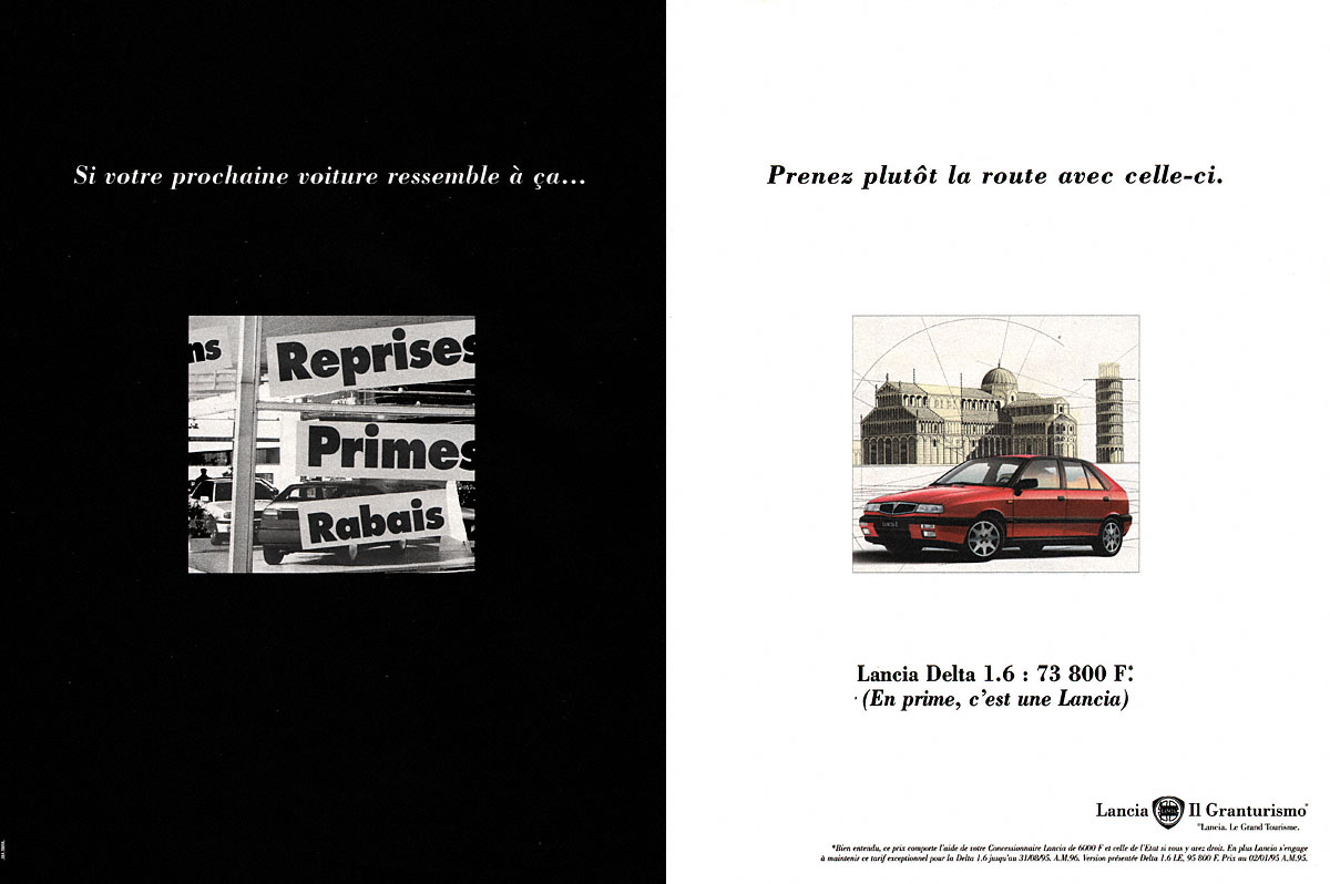 Publicit� Lancia 1995
