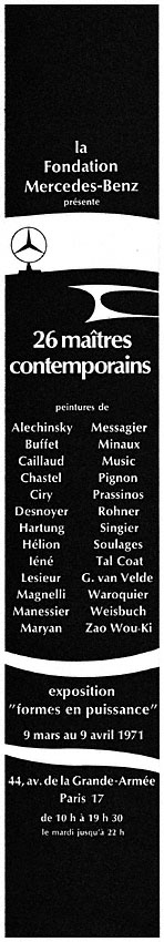 Marque Mercedes 1971