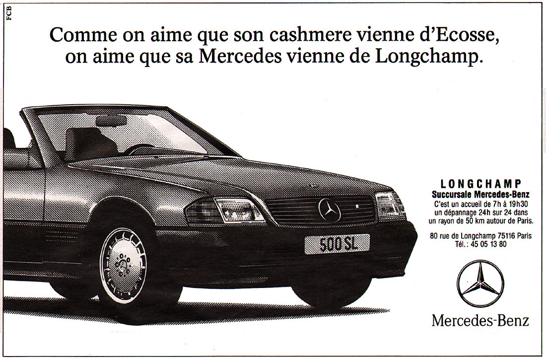 Marque Mercedes 1989