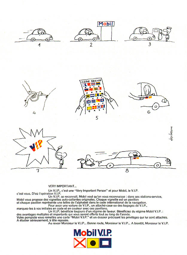 Publicit� Mobil 1970