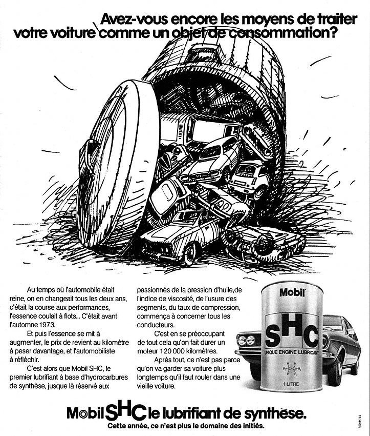 Publicit� Mobil 1974