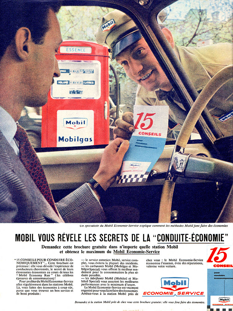 Publicit� Mobil 1960