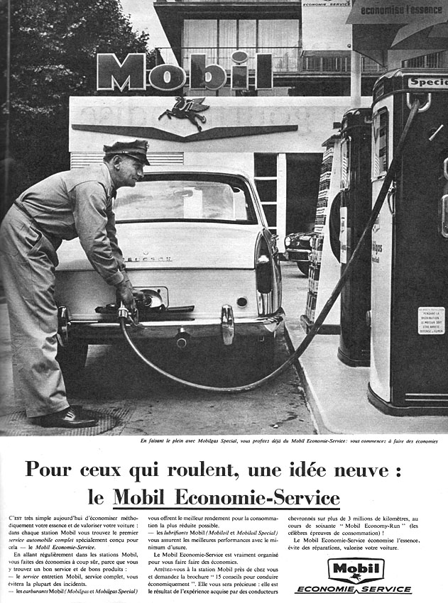 Publicit� Mobil 1960
