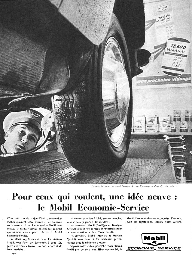Publicit� Mobil 1960
