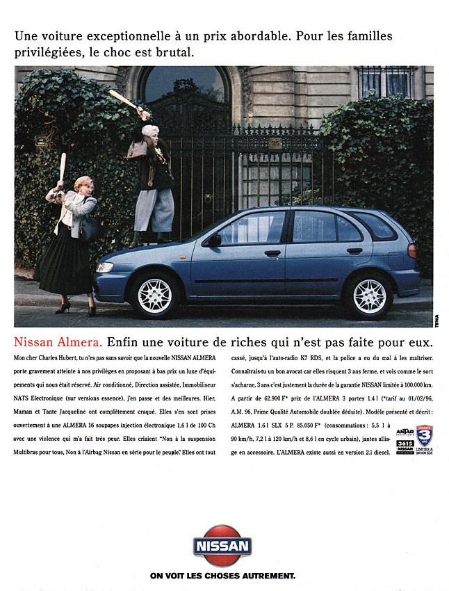 Marque Nissan 1996