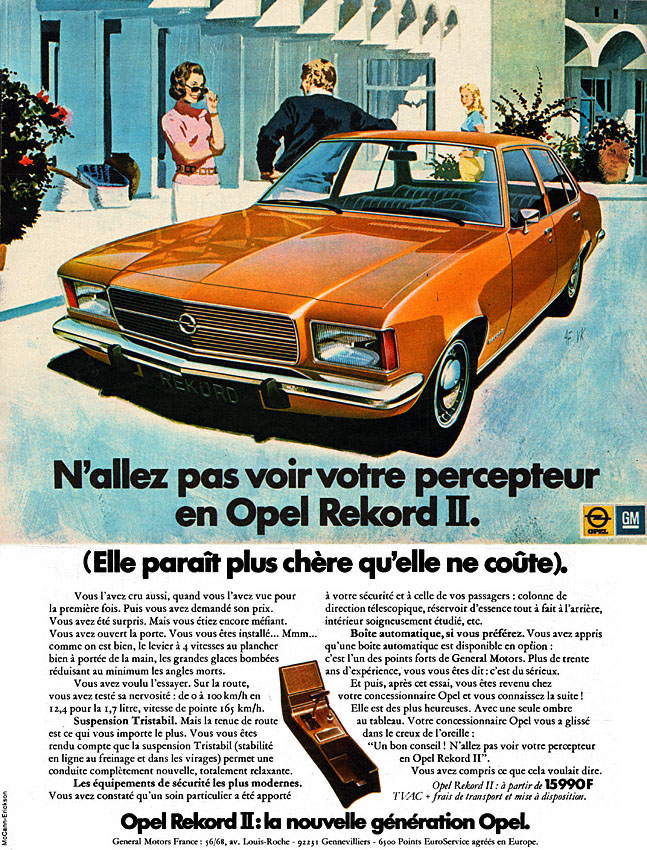 Marque Opel 1972