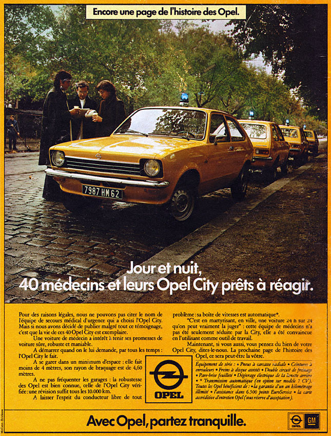 Marque Opel 1977