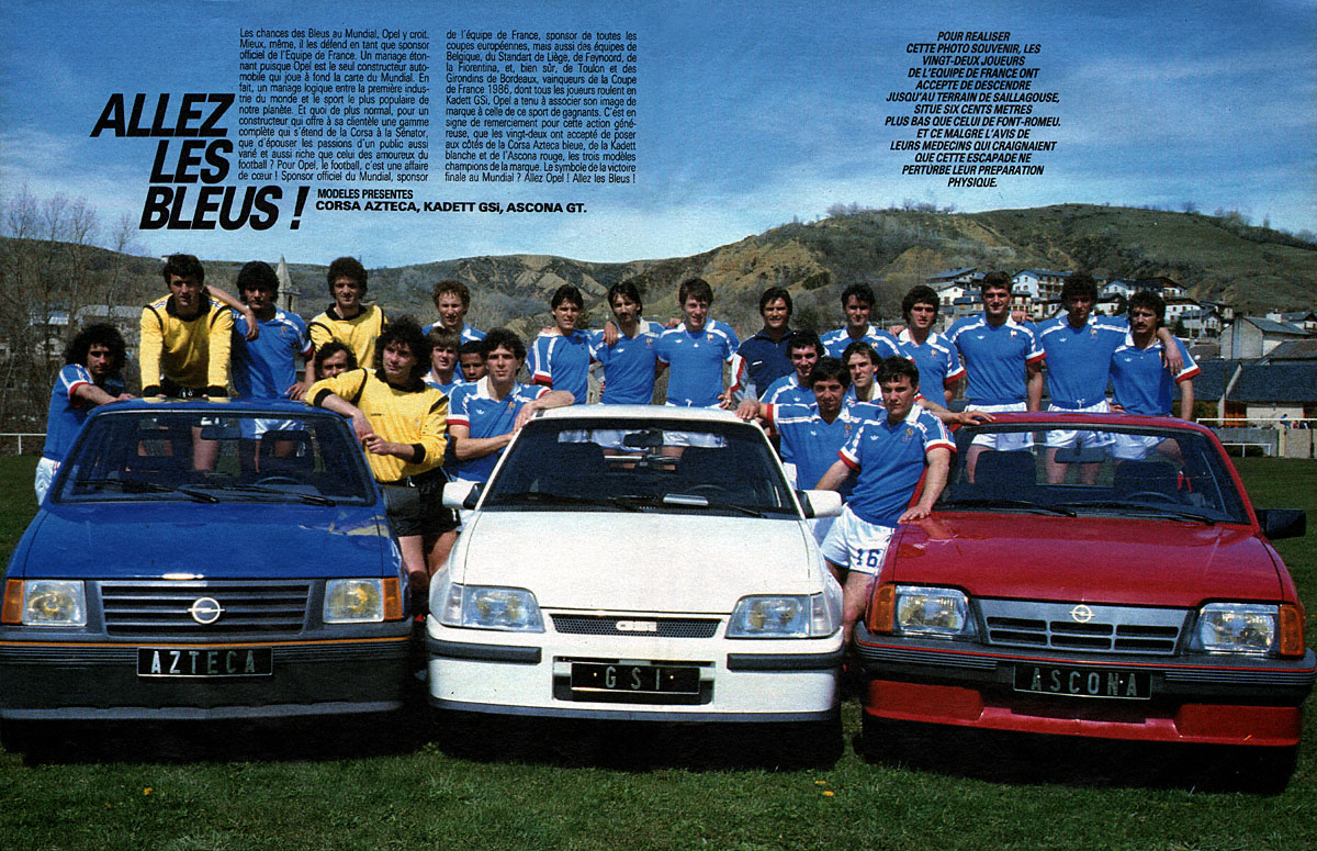 Marque Opel 1986