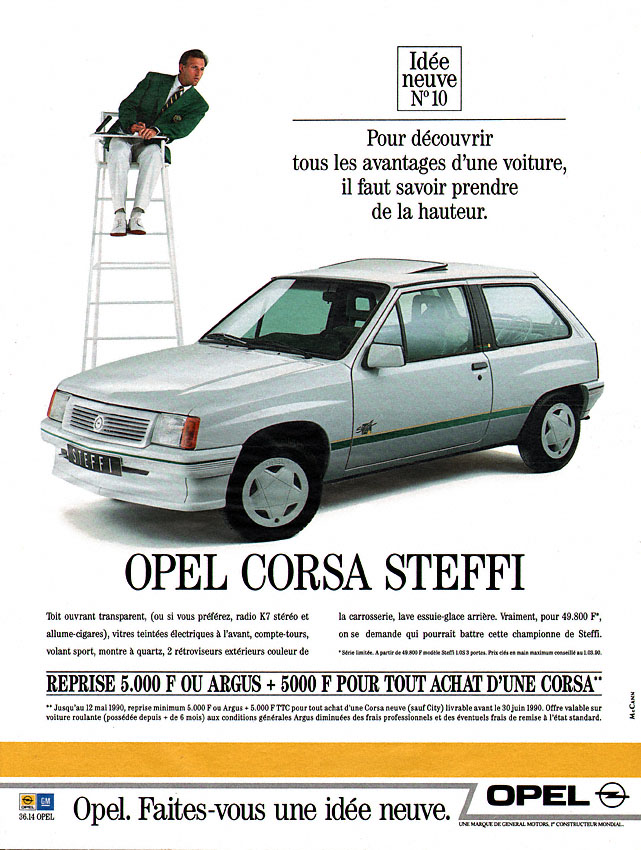 Marque Opel 1990