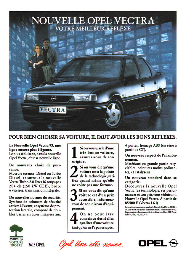 Marque Opel 1992