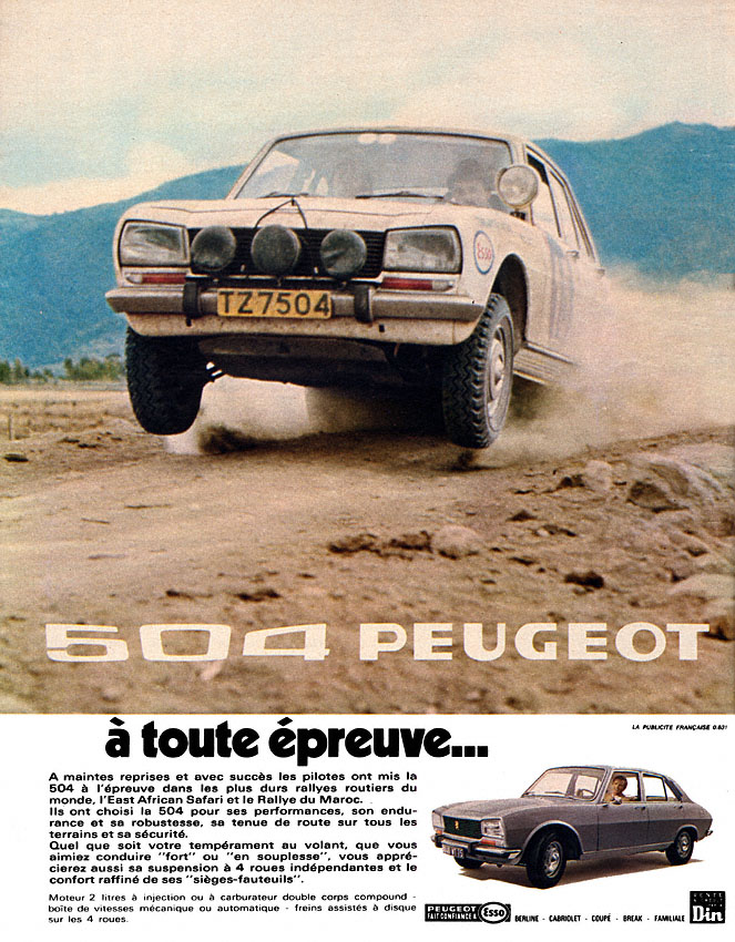Marque Peugeot 1971