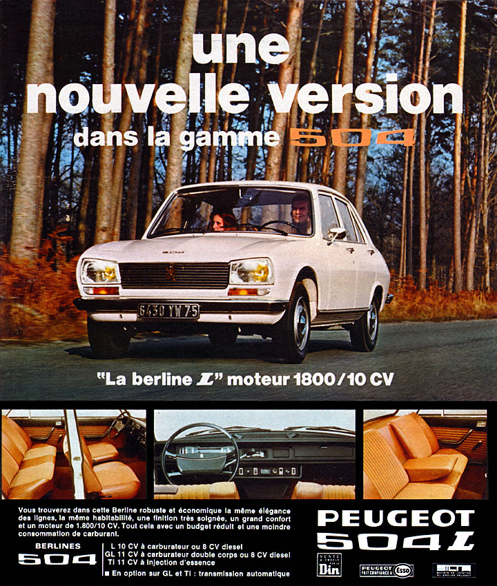 Marque Peugeot 1973