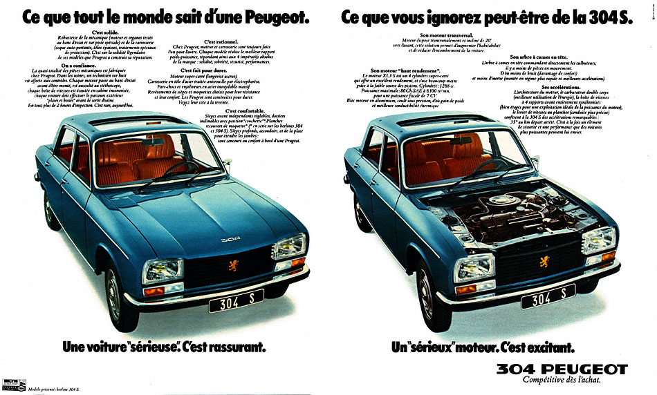 Marque Peugeot 1975