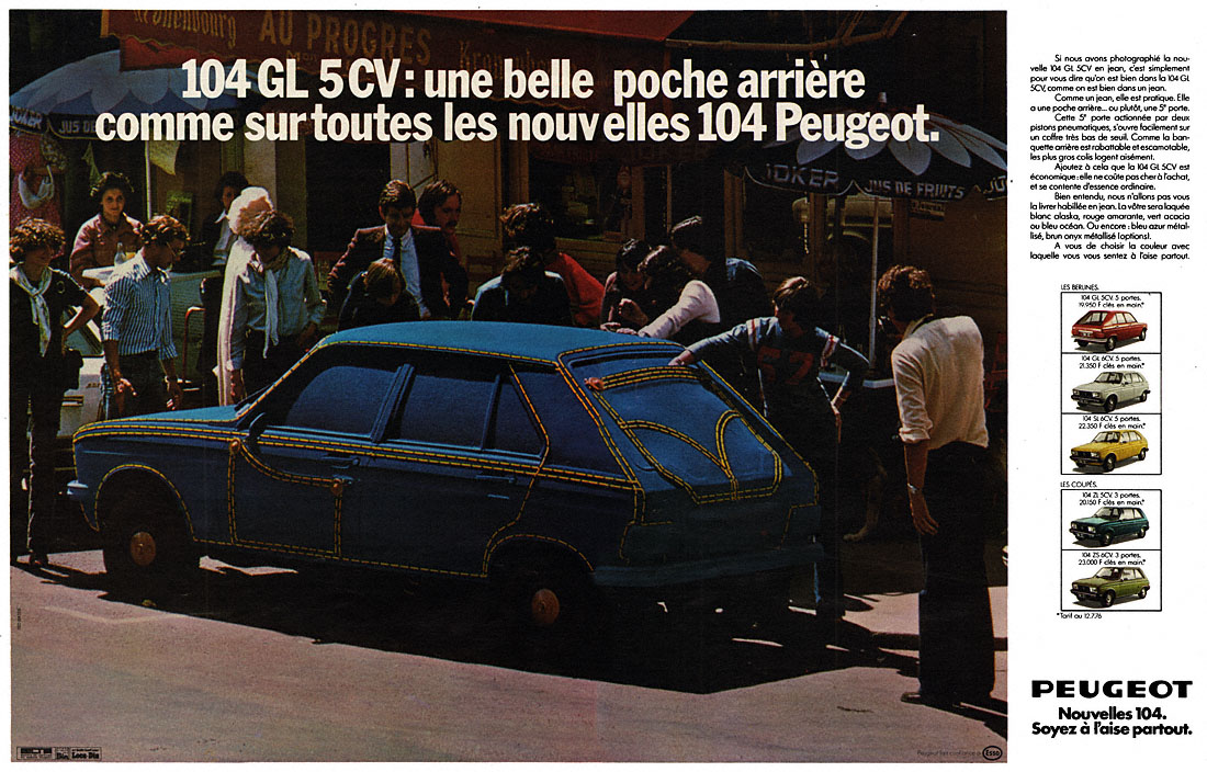 Marque Peugeot 1976