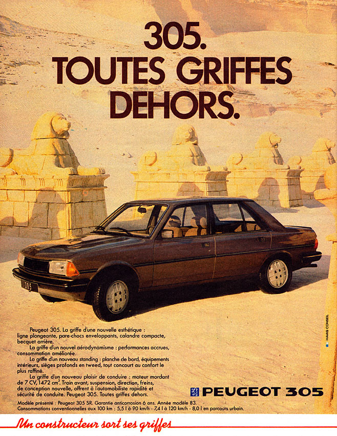 Marque Peugeot 1983