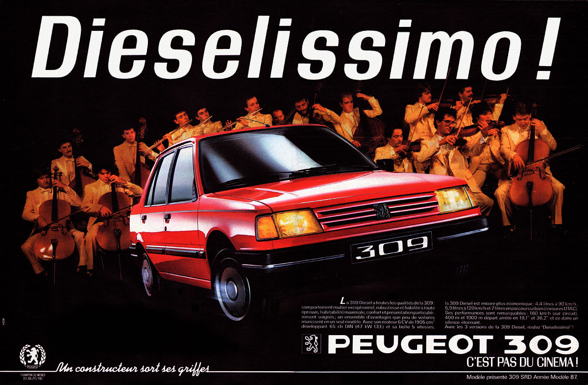 Marque Peugeot 1986