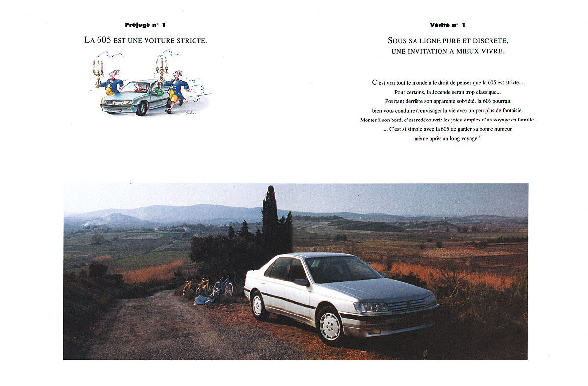 Publicit� Peugeot 1992